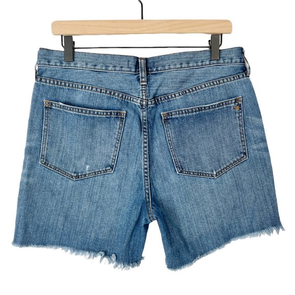 Madewell Relaxed High Rise Denim Boyshorts - Picture 4 of 12